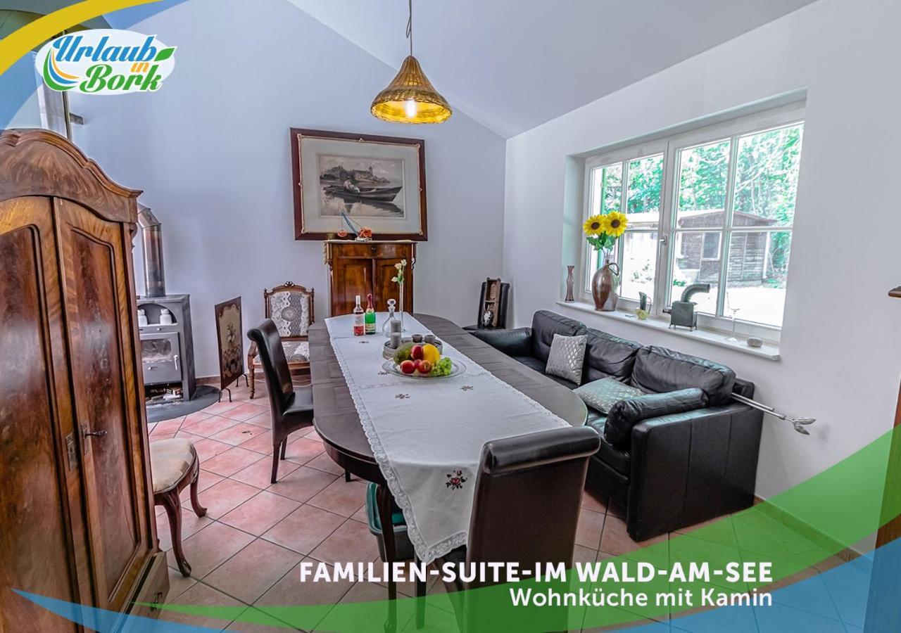 Familien-Suite-Im-Wald-Am-See Bork Eksteriør billede
