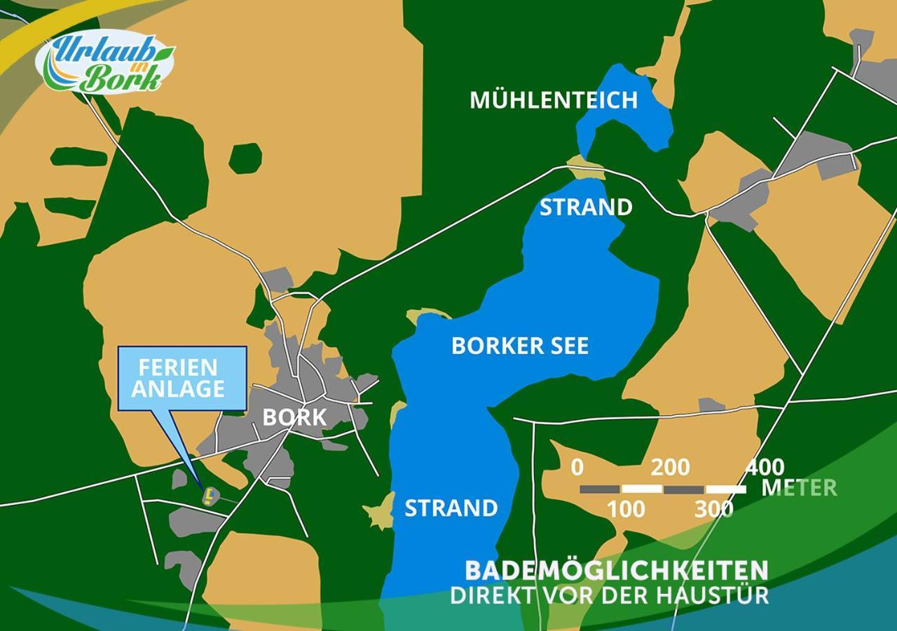 Familien-Suite-Im-Wald-Am-See Bork Eksteriør billede